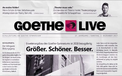 OUT NOW! – Das neue GOETHE LIVE