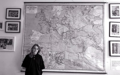 Historische Wandkarte aus dem Jahr 1938 restauriert