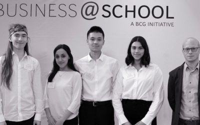 Goethe Schüler beim Business at School Regionalentscheid